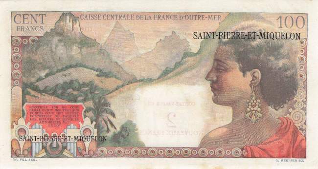 2 Francs Saint Pierre et Miquelon